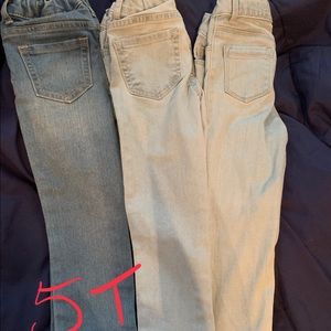 Little girl blue jean pants